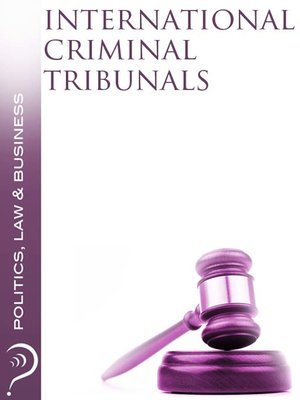 cover image of International Criminal Tribunals